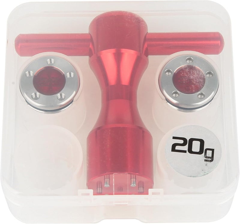 FoFoFo Golf Putter Weights Compatible with Scotty Cameron 2pcs Red 5g/10g/15g/20g/25g/30g/35g/40g/45g with Wrench Kit Set Compatible with Titleist Scotty Cameron Putter Newport - Image 3
